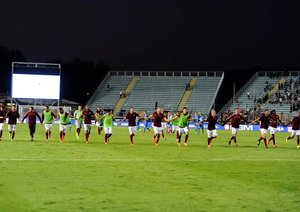 شادی بازیکنان رم