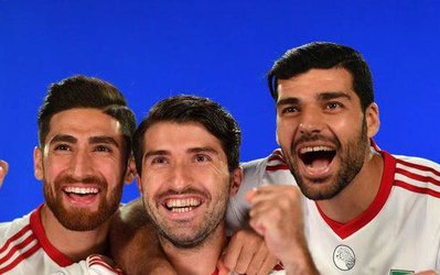 عکس/ ژست جالب ملی پوشان برابر دوربین فیفا