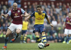 مسوت اوزیل|آستون‌ویلا  0-3 آرسنال / لیگ جزیره