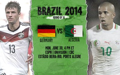 الجزایر با ۵ هافبک مقابل آلمان بازی می‌کند