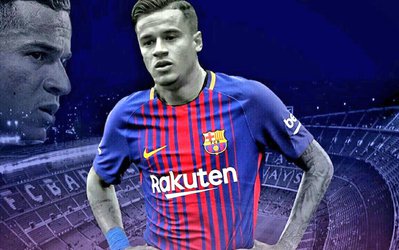 تبلیغ فروش پیراهن بارسلونا با نام کوتینیو در وب سایت نایک