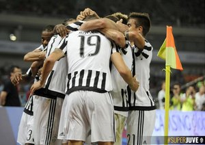 شادی بازیکنان یوونتوس