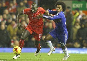 ممدو ساخو - ویلیان|لیورپول 1 - 1 چلسی / جام اتحادیه