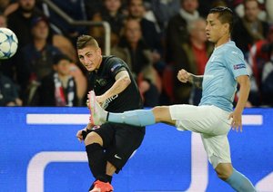 مارکو وراتی|پاریس سن ژرمن 2 - 0 مالمو / لیگ قهرمانان