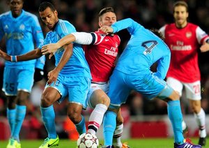 آرسنال 2-0 مارسی / گروه F لیگ قهرمانان اروپا