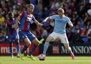 کوین دی بروین|کریستال پالاس 0 - 1 منچستر سیتی / لیگ جزیره