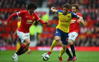 لیگ جزیره | منچستر یونایتد 1 - آرسنال 1 / یک امتیاز از اولدترافورد توپچی‌ها را به سومیِ فصل نزدیک‌تر کرد