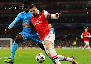 آرسنال 2-0 مارسی / گروه F لیگ قهرمانان اروپا