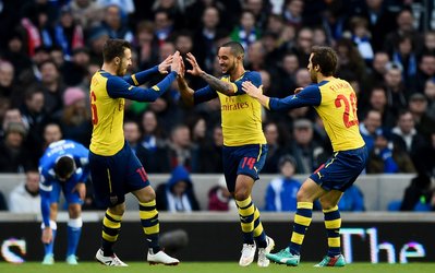 خوشحالیِ تئو ولکات از گلزنی بعد از یک سال ناکامی