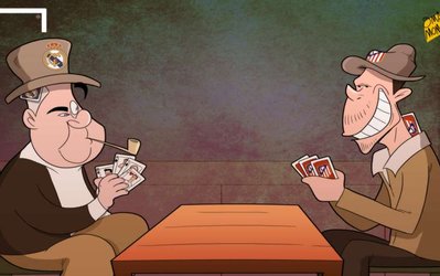 کاریکاتور روز | قمار آنچلوتی و سیمئونه