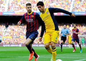 جرارد پیکه - دیگو کاستا|تقابل دیدنی بین دیگو کاستا و پیکه در کناره های میدان