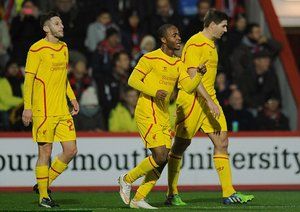 رحيم استرلینگ|ای اف سی بورنموث 1 - 3 لیورپول / جام اتحادیه