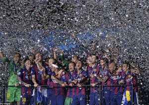 جشن قهرمانی بارسا