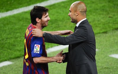 واکنش مسی و گواردیولا به روبه‌رو شدن با یکدیگر