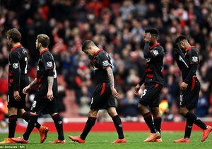 حسرت بازیکنان لیورپول|آرسنال 4 - 1 لیورپول / لیگ جزیره