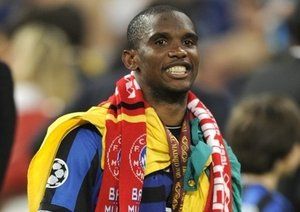 ساموئل اتوئو|3- ساموئل اتوئو (بارسلونا 2006/07، 2008/09، اینترمیلان 2009/10)