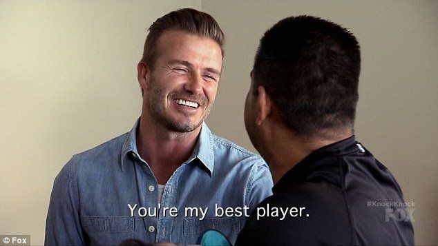 David Beckham - Ryan Seacrest's new TV show Knock Knock 04.jpg
