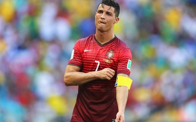 کریس رونالدو سرخ پوست شد!