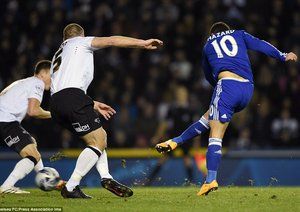 ادن هازرد|دِربی کانتی 1 - 3 چلسی / جام اتحادیه