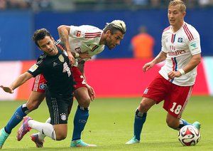 برخورد بازیکن بایرن با حریف|هامبورگ 0 -0 بایرن مونیخ / بوندسلیگا