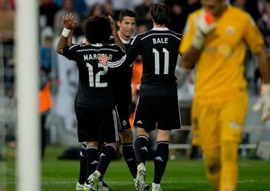 کریستیانو رونالدو - مارسلو - گرت بیل