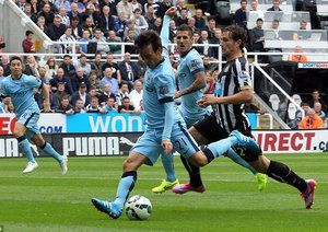 داوید سیلوا|نیوکاسل 0-2 منچستر سیتی / لیگ جزیره