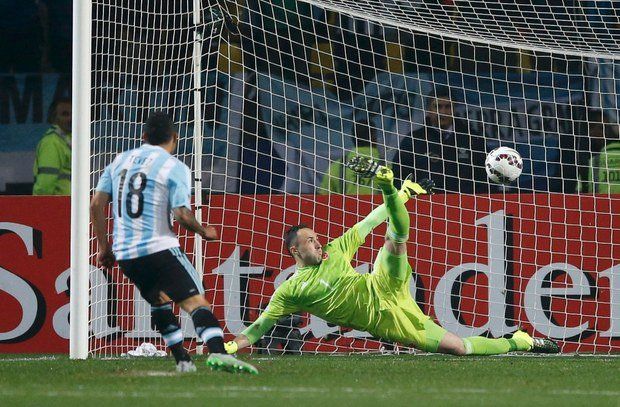 آرژانتین 0 (5) - (4) 0 کلمبیا / کوپا آمریکا / خلاصه + ضربات پنالتی