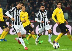 آلوارو موراتا|یوونتوس 2 - 1 بوروسيا دورتموند / لیگ قهرمانان