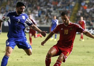 ادن هازرد|قبرس 0 - 1 بلژیک / مقدماتی یورو 2016