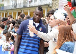 بالوتلی|تمرین تیم ملی ایتالیا