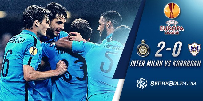 اينترميلان	 2 - 0 	قره باغ/لیگ اروپا