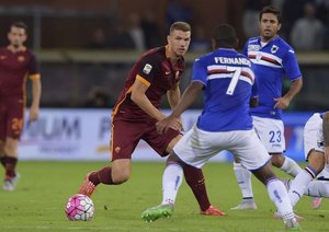 ادین ژکو|سامپدوریا 2 - 1 رم / سری آ