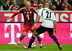 آرین روبن|بایرن مونیخ 4 - 0 پادربورن / بوندسلیگا