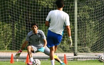 عکس روز | تمرین رحمتی و طالب‌لو در کنار هم