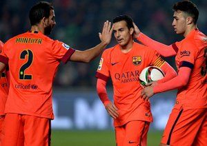 مونیر الحدادی - پدرو|اِلچه 0 - 4 بارسلونا / جام حذفی اسپانیا