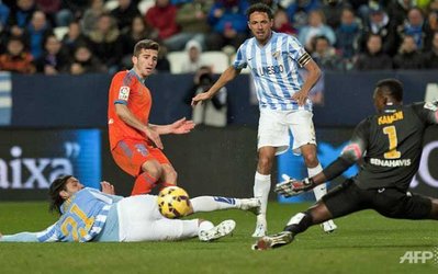 لالیگا | مالاگا 1 - والنسیا 0 / پیروزی مالاگا برابر والنسیا