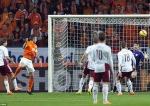 رابین فن پرسی|هلند 6 - 0 لتونی / مقدماتی جام ملت های اروپا