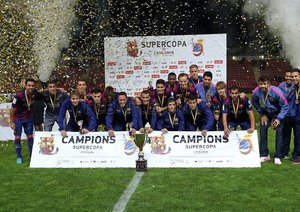 قهرمانی بارسلونا در سوپرکاپ کاتالونیا