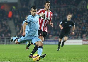 سرخیو آگرو|ساندرلند 1 - 4 منچستر سیتی / لیگ جزیره