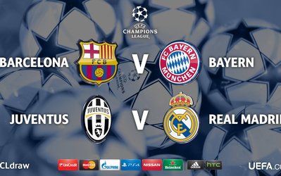 قرعه‌کشی لیگ قهرمانان اروپا | در نیمه‌نهایی بایـرن حریف بارسـا شد و یـوونتوس با رئـال روبرو خواهد شد