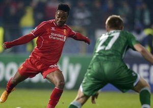 رحيم استرلینگ|لادوگورتس 2 - 2 لیورپول / لیگ قهرمانان