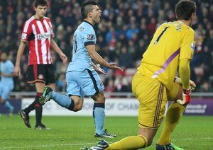 سرخیو آگرو|ساندرلند 1 - 4 منچستر سیتی / لیگ جزیره