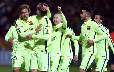 کوپا دل‌ری | پیروزی پر گل بارسلونا مقابل هوئسکا