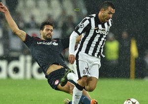 کارلوس توز|یوونتوس 3 - 2 المپیاکوس / لیگ قهرمانان