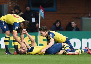 آرون رمزی|بِرنلی 0 - 1 آرسنال / لیگ جزیره