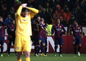 لوئیس سوارز|آپوئل 0 - 4 بارسلونا / لیگ قهرمانان