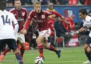 كيسوکه هوندا|میلان 1 - 3 جنوا / سری آ