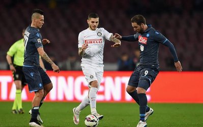 سری‌آ | ناپولی 2 - اینتر 2 / نراتزوری از شکست در خانه ناپولی فرار کرد + چیدمان دو تیم، خلاصه بازی و گزارش تصویری