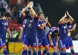 شادی بازیکنان ژاپن|ژاپن 1 - 0 عراق / جام ملت های آسیا 2015