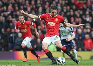 رابین فن پرسی|منچستر یونایتد 0 - 1 وست برومویچ / لیگ برتر